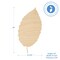 Leaf Wood Cutout, Multiple Sizes Available, Unfinished for Autumn Decor and DIY Crafts | Woodpeckers